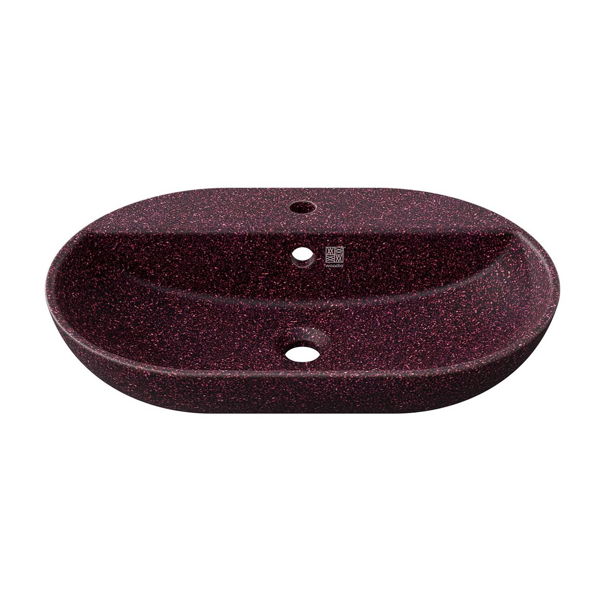 Woodio Soft malja-allas 60X40X13,8 cm Berry matta liila