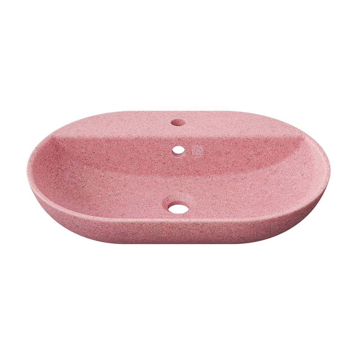 Woodio Soft malja-allas 60X40X13,8 cm Blossom matta punainen