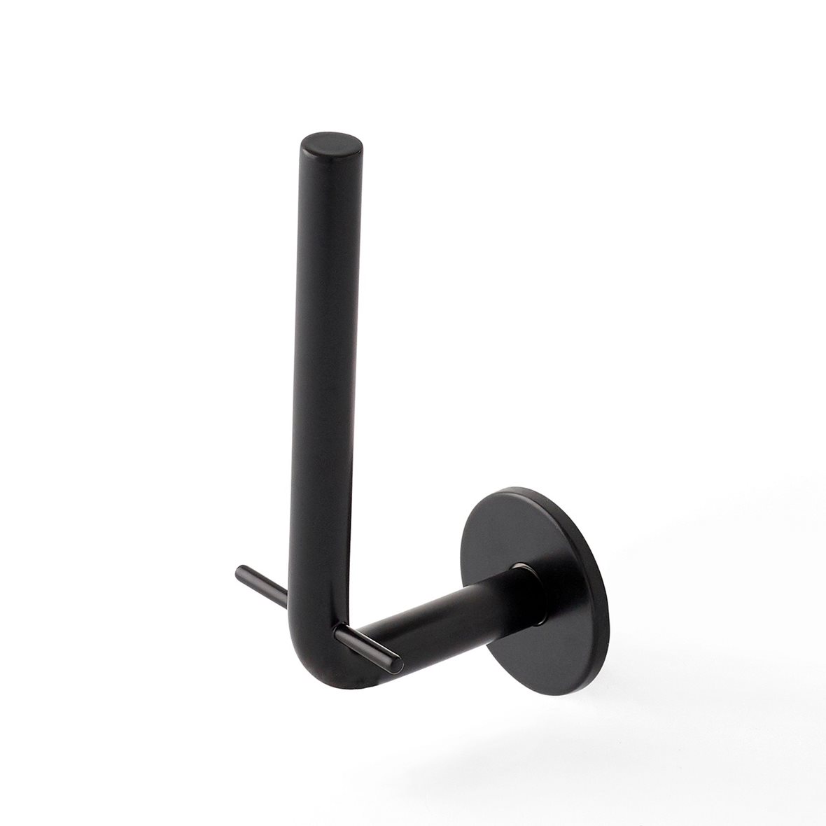 d line Knud Holscher WC-varapaperiteline 5x16x7,4 cm mattamusta RAL9005 RST AISI 316