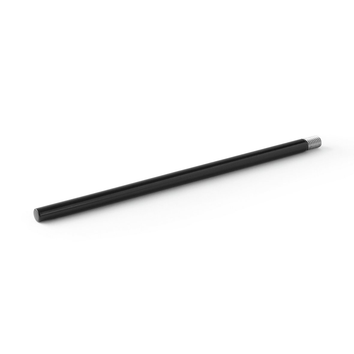 d line Knud Holscher WC-harjan varsi 1,2x30x1,2 cm mattamusta RAL9005 RST AISI 316