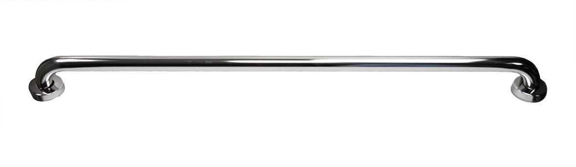 Liikkuva+ Elite suora tukikahva 100x6,5x9 cm teräs sileä 32 mm sisältää peitelaipat