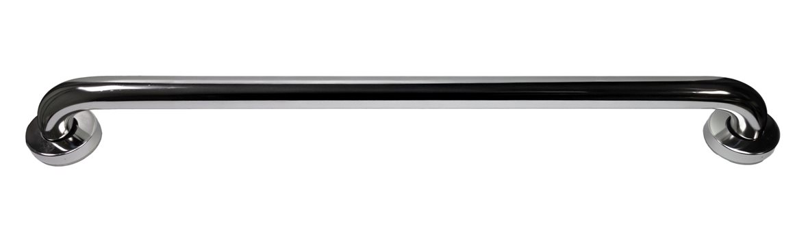 Liikkuva+ Elite suora tukikahva 70x6,5x9 cm teräs sileä 32 mm sisältää peitelaipat