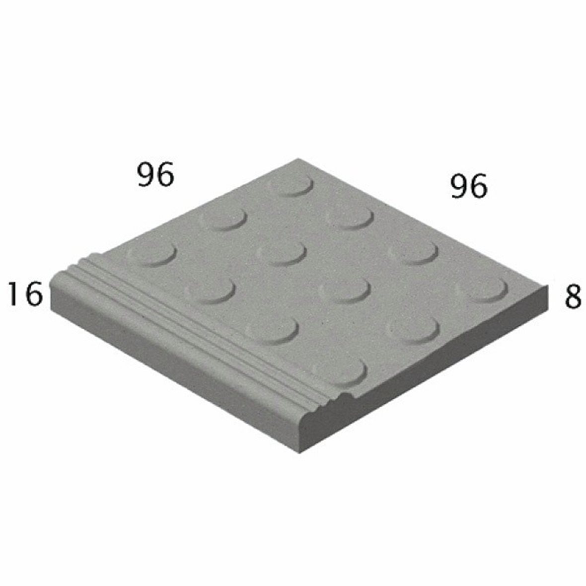 Pukkila Natura lasittamaton porcelanato seinälaatta lattialaatta ulkolaatta 10X10 siniharmaa 4407PE/1C kohokuvioinen matta rihlattu reunakorotus harma