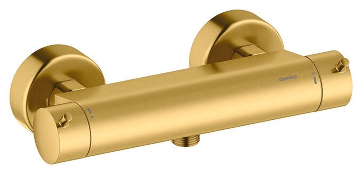 Damixa Iris termostaattihana PVD harjattu messinki