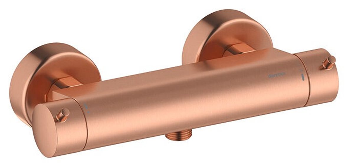 Damixa Iris termostaattihana metalli PVD harjattu kupari