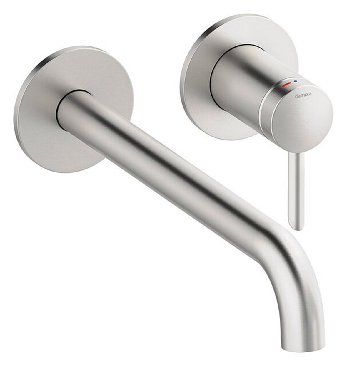 Damixa Iris pintaosa pesuallashanalle seinään 25 cm metalli harjattu PVD teräs