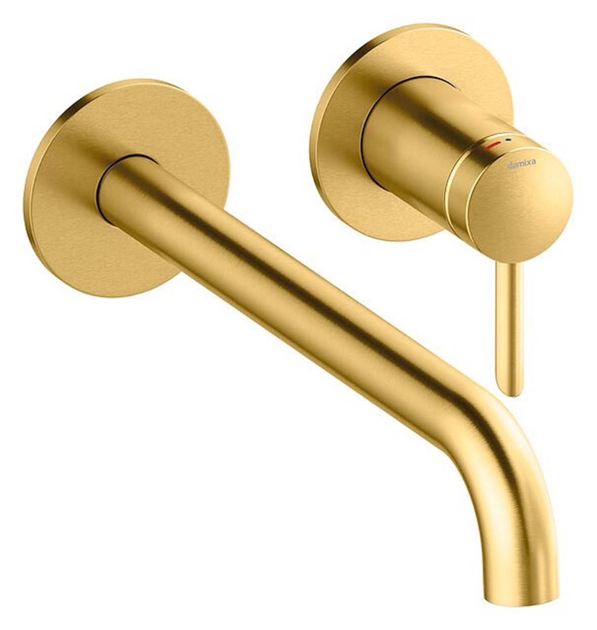 Damixa Iris pintaosa pesuallashanalle seinään 25 cm PVD harjattu messinki