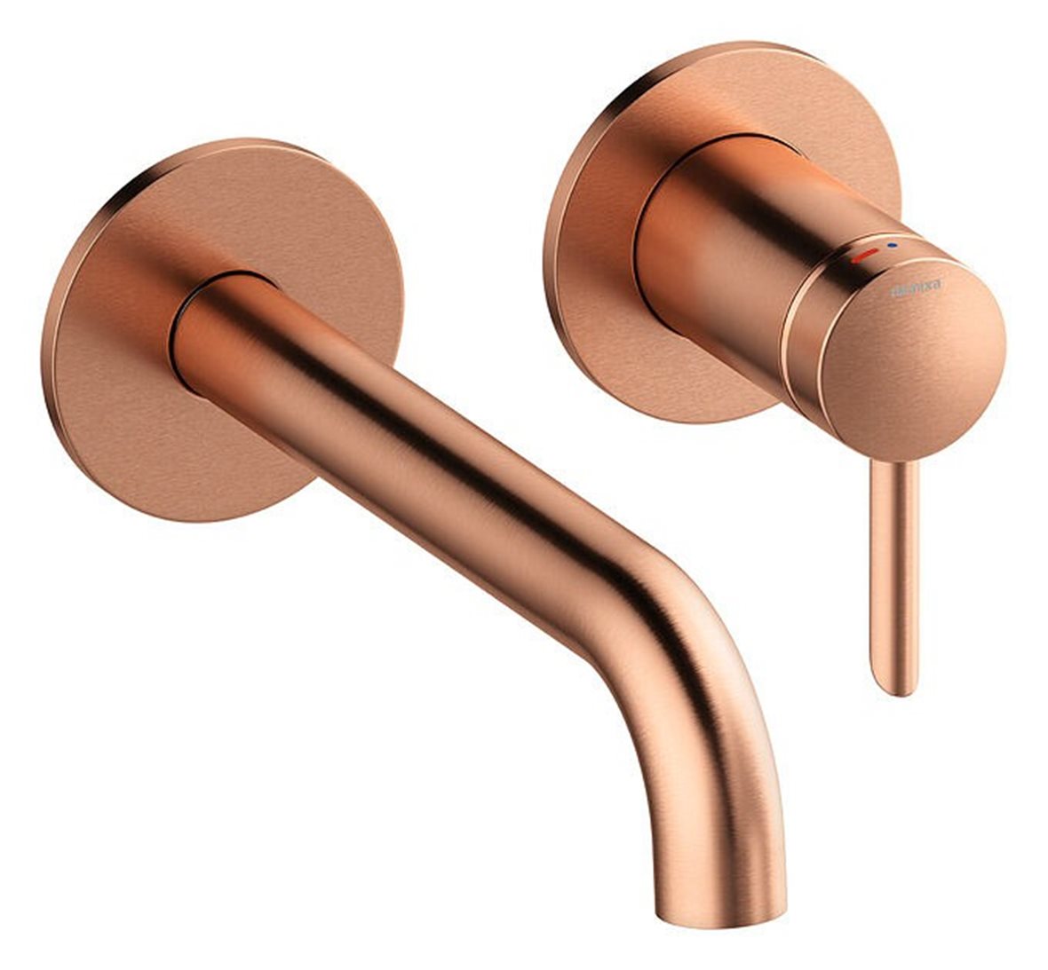 Damixa Iris pintaosa pesuallashanalle seinään 18 cm PVD harjattu kupari