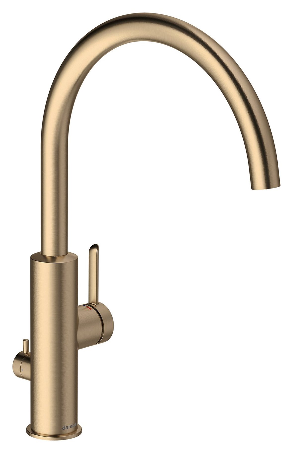 Damixa Iris keittiöhana apk venttiilillä PVD harjattu pronssi