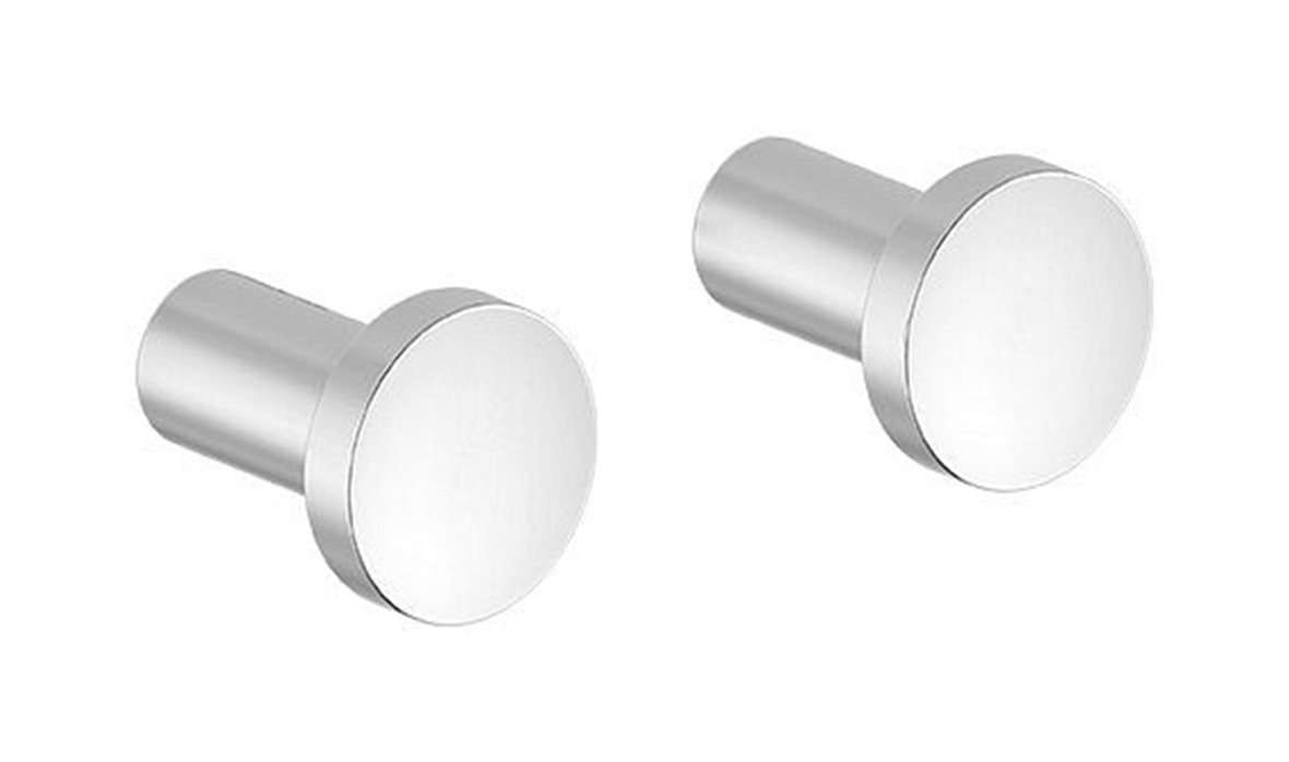 Damixa Zen pyyhekoukku 1,8x1,8x2,5 cm 2 kpl kromi