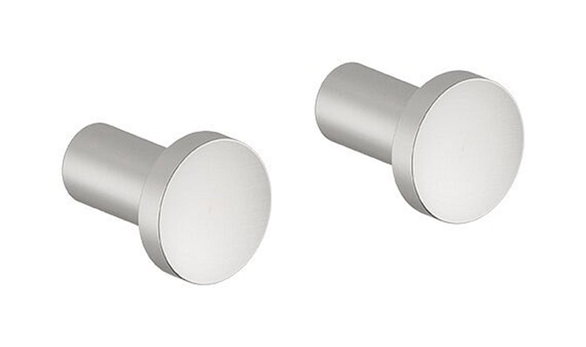 Damixa Zen pyyhekoukku 1,8x1,8x2,5 cm 2 kpl PVD teräs