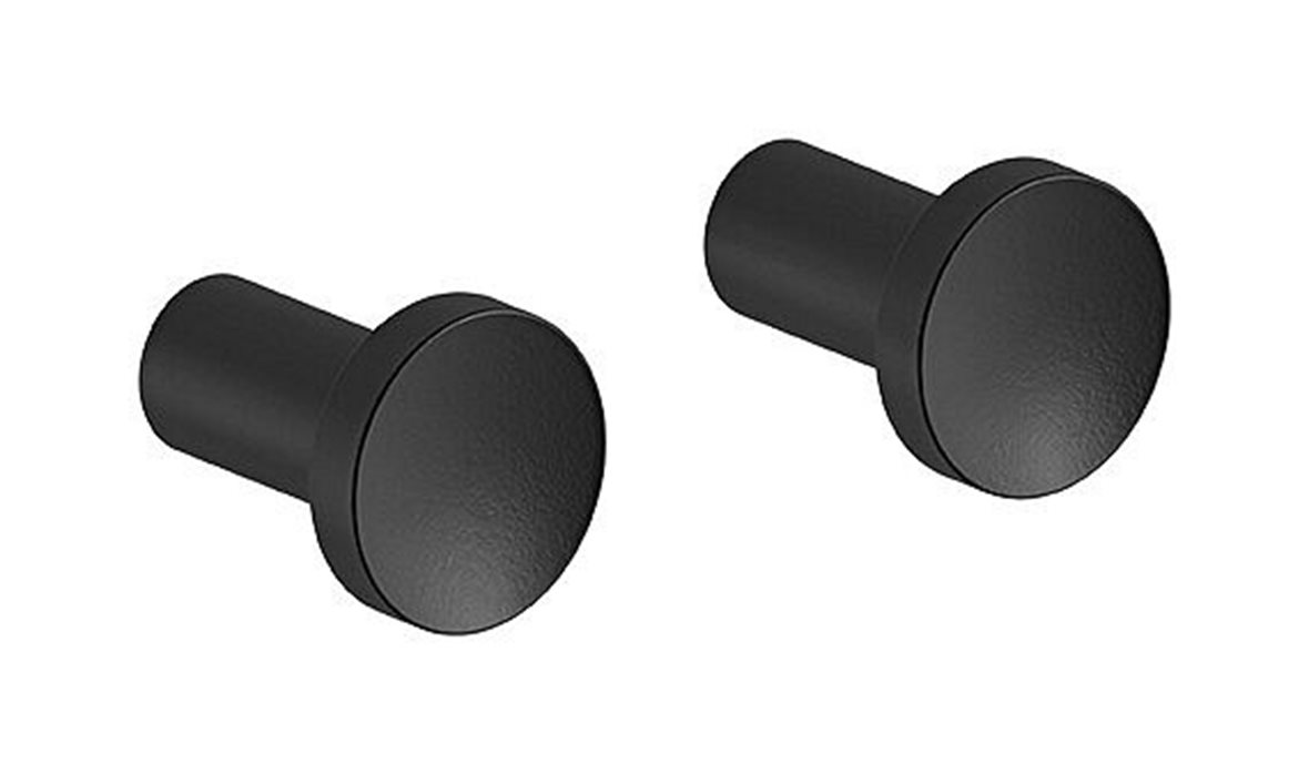 Damixa Zen pyyhekoukku 1,8x1,8x2,5 cm 2 kpl mattamusta