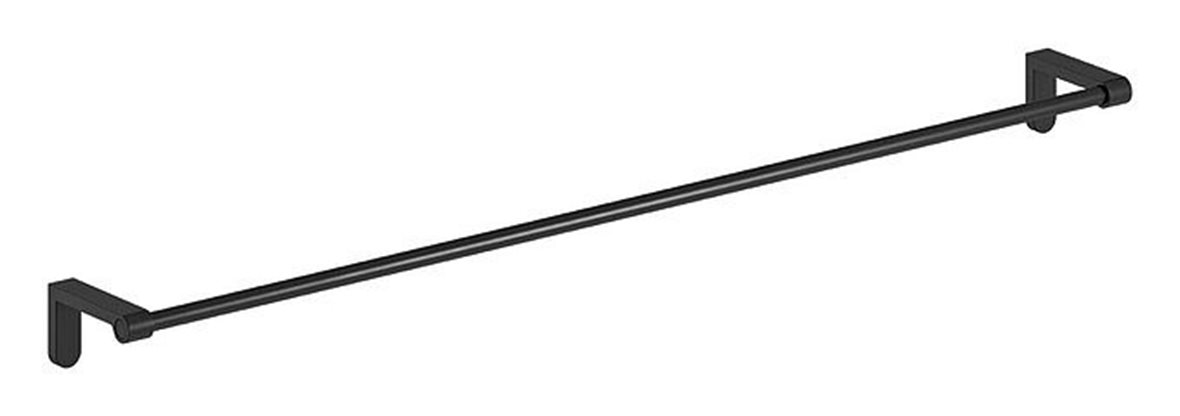 Damixa Zen pyyhetanko säädettävä leveys max 80 cm mattamusta