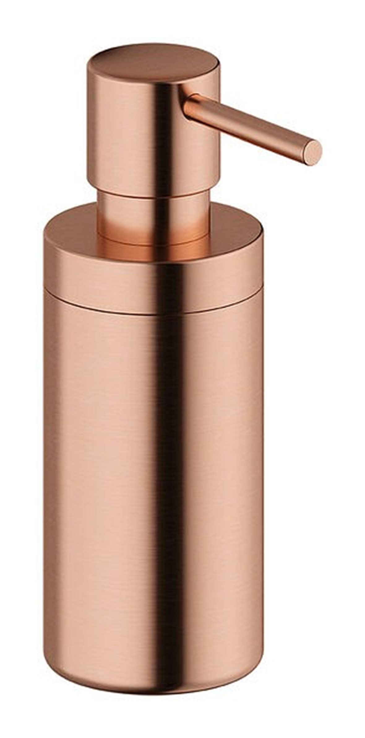 Damixa Zen saippua-annostelija 6x17,3x11,7 cm seinään tai tasolle PVD harjattu kupari