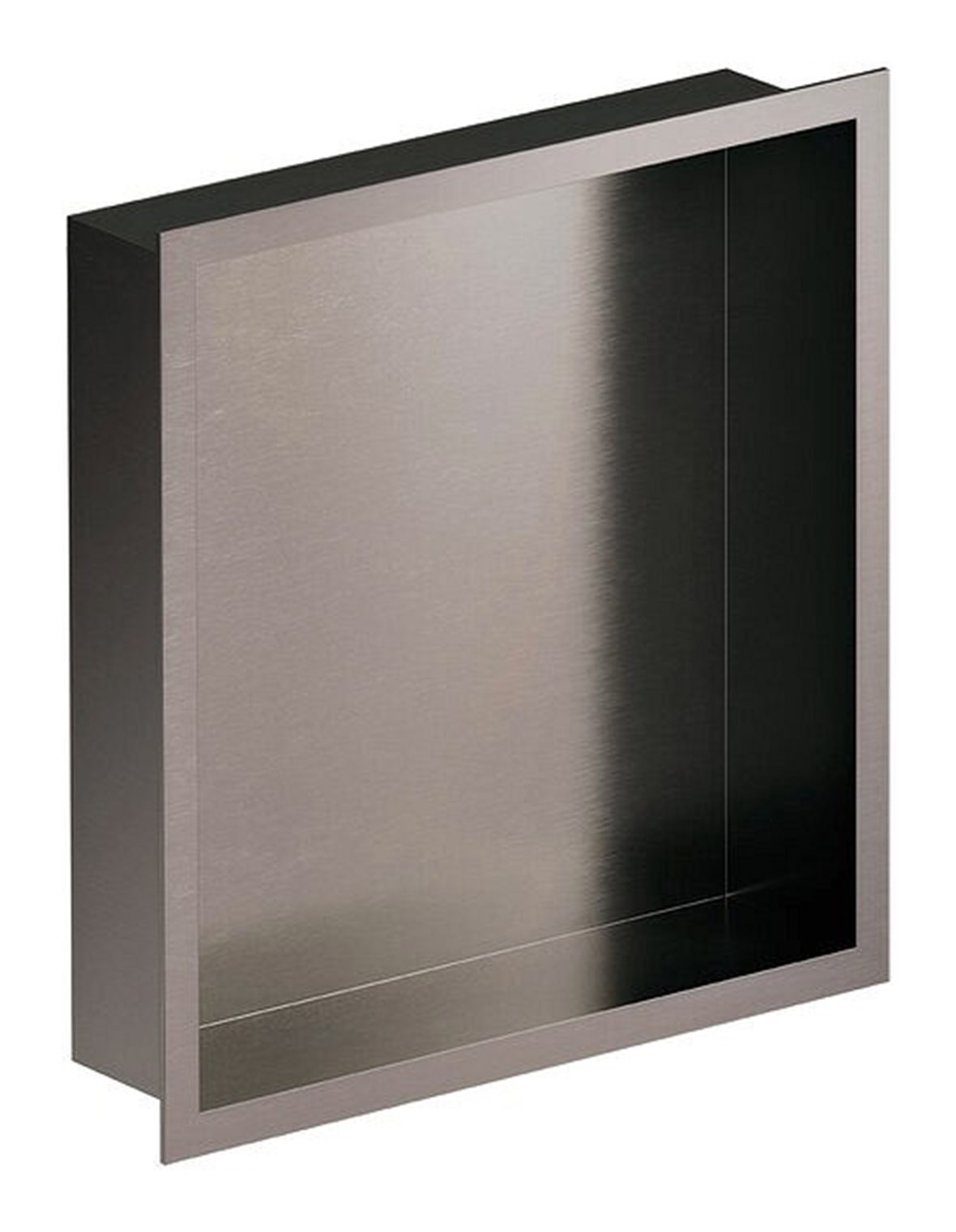 Damixa Zen upotettava seinähylly 32,3x32,3x7,5 cm PVD graphite grey