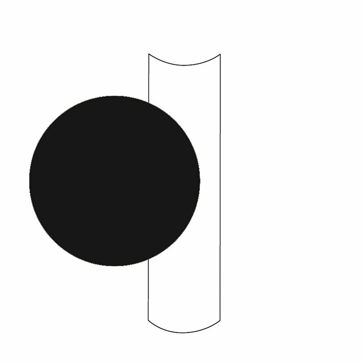 Pukkila Harmony holkkalista ulkokulma 3,5X15 Black 2209/315CX tasapintainen kiiltävä musta yksivärinen