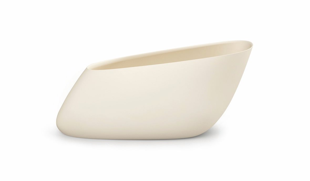 PAA Pointe kiviamme 150x72x67,5 cm oyster vapaasti sijoitettava