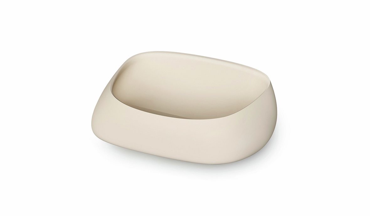 PAA Pointe malja-allas 55X37,5X18,2 cm oyster kivikomposiitti matta beige