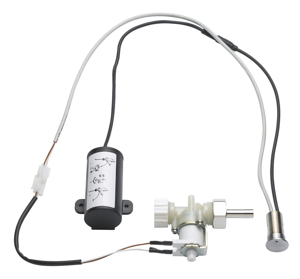 Damixa elektroninen pesukoneventtiili teräs