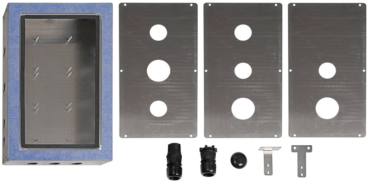 Damixa piiloasennuskotelo seinäasennettavalle suihkulle