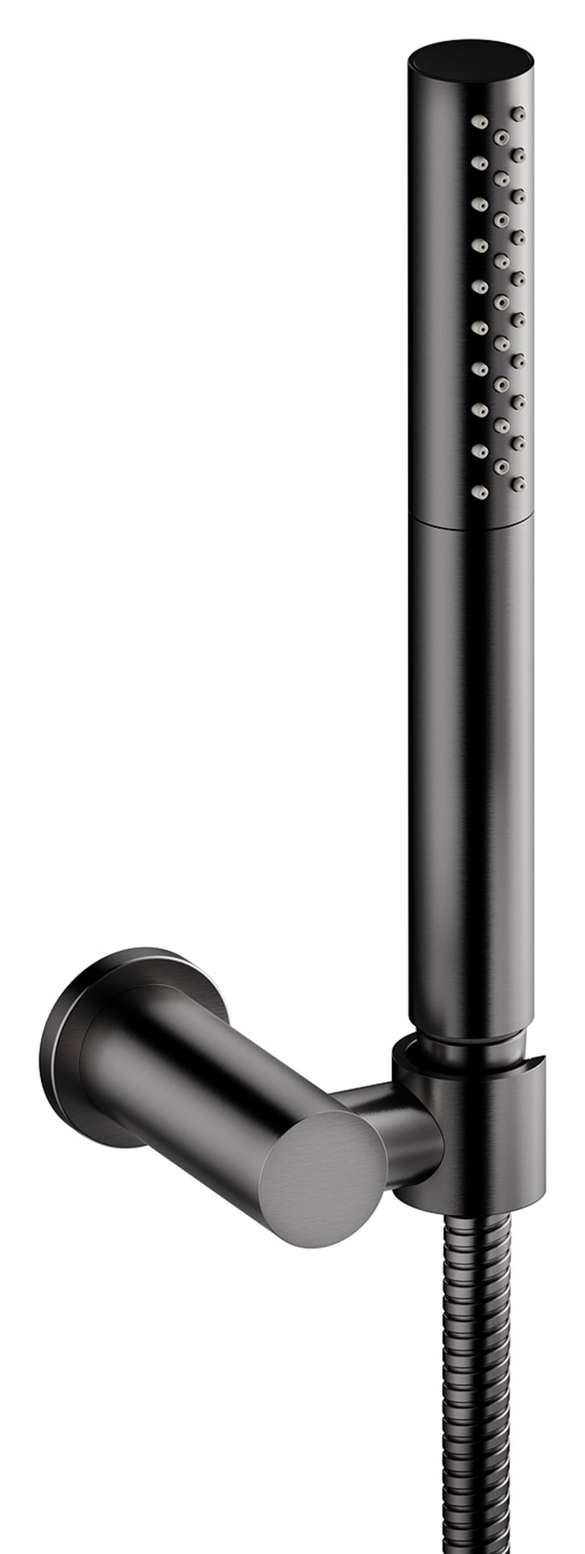 Damixa Iris käsisuihku pidikkeellä ja letkulla 120 cm PVD graphite grey