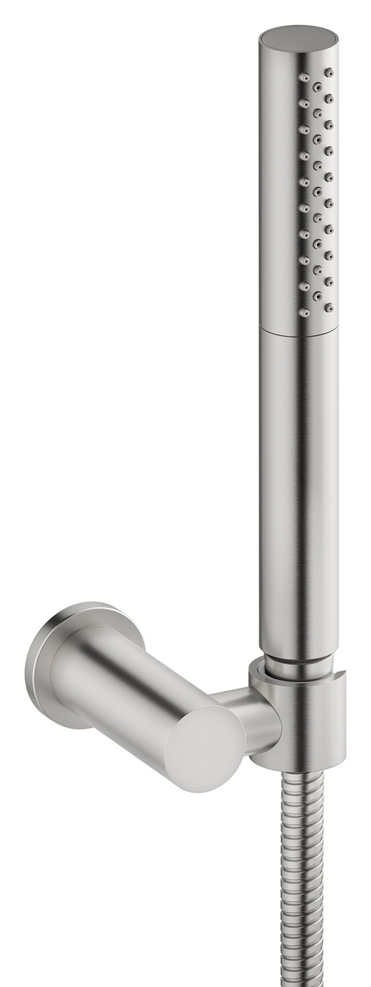 Damixa Iris käsisuihku pidikkeellä ja letkulla 120 cm PVD teräs