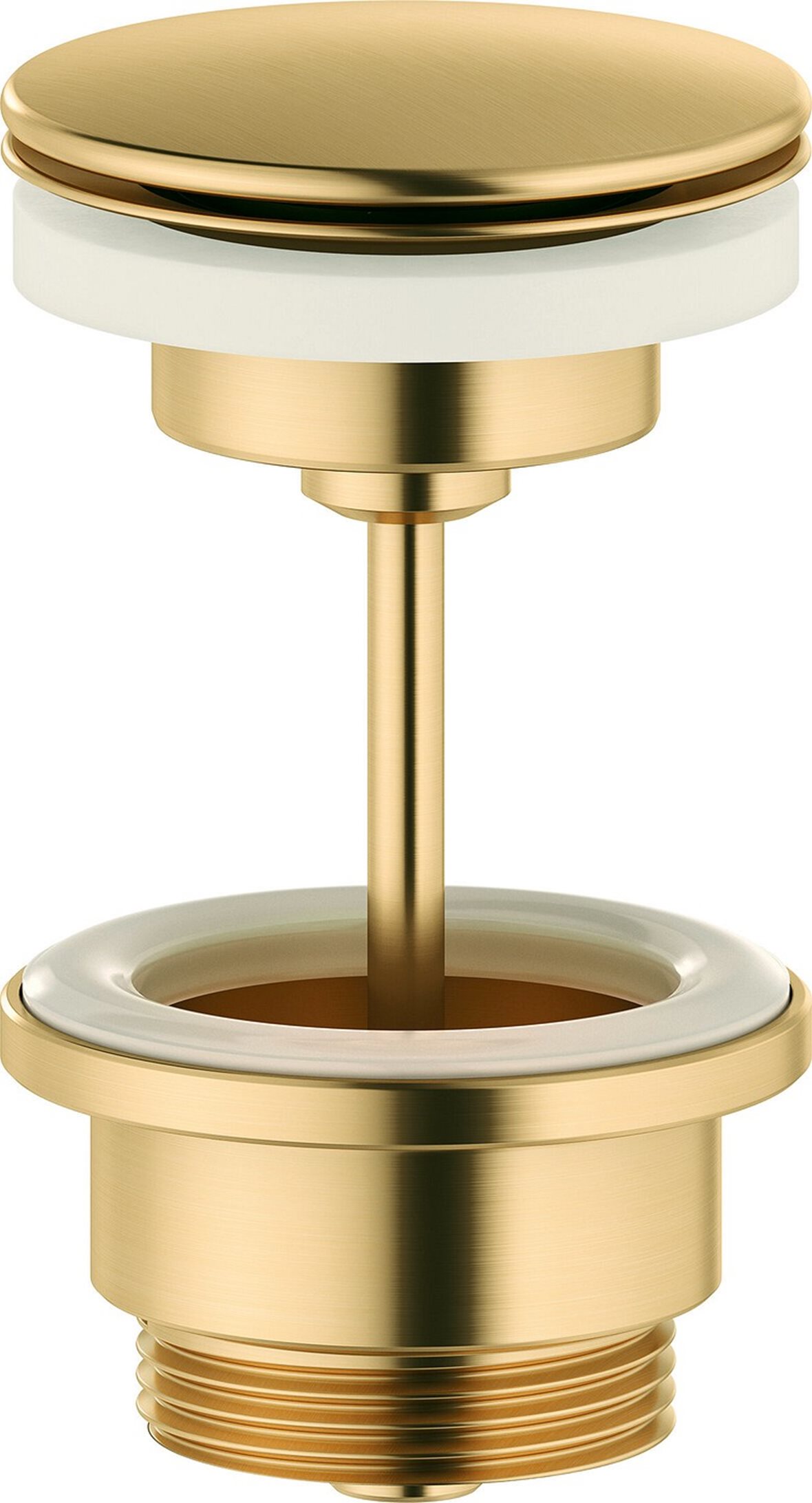 Damixa sulkeutumaton pohjaventtiili PVD harjattu messinki