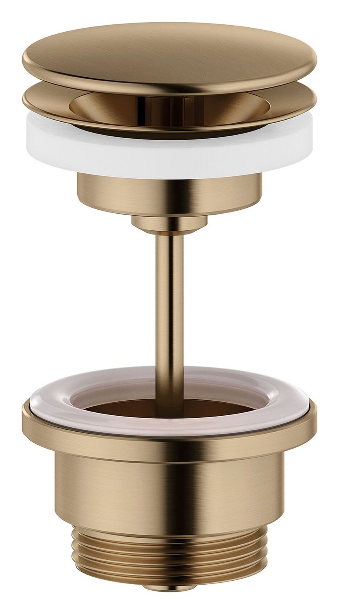 Damixa sulkeutumaton pohjaventtiili PVD harjattu pronssi