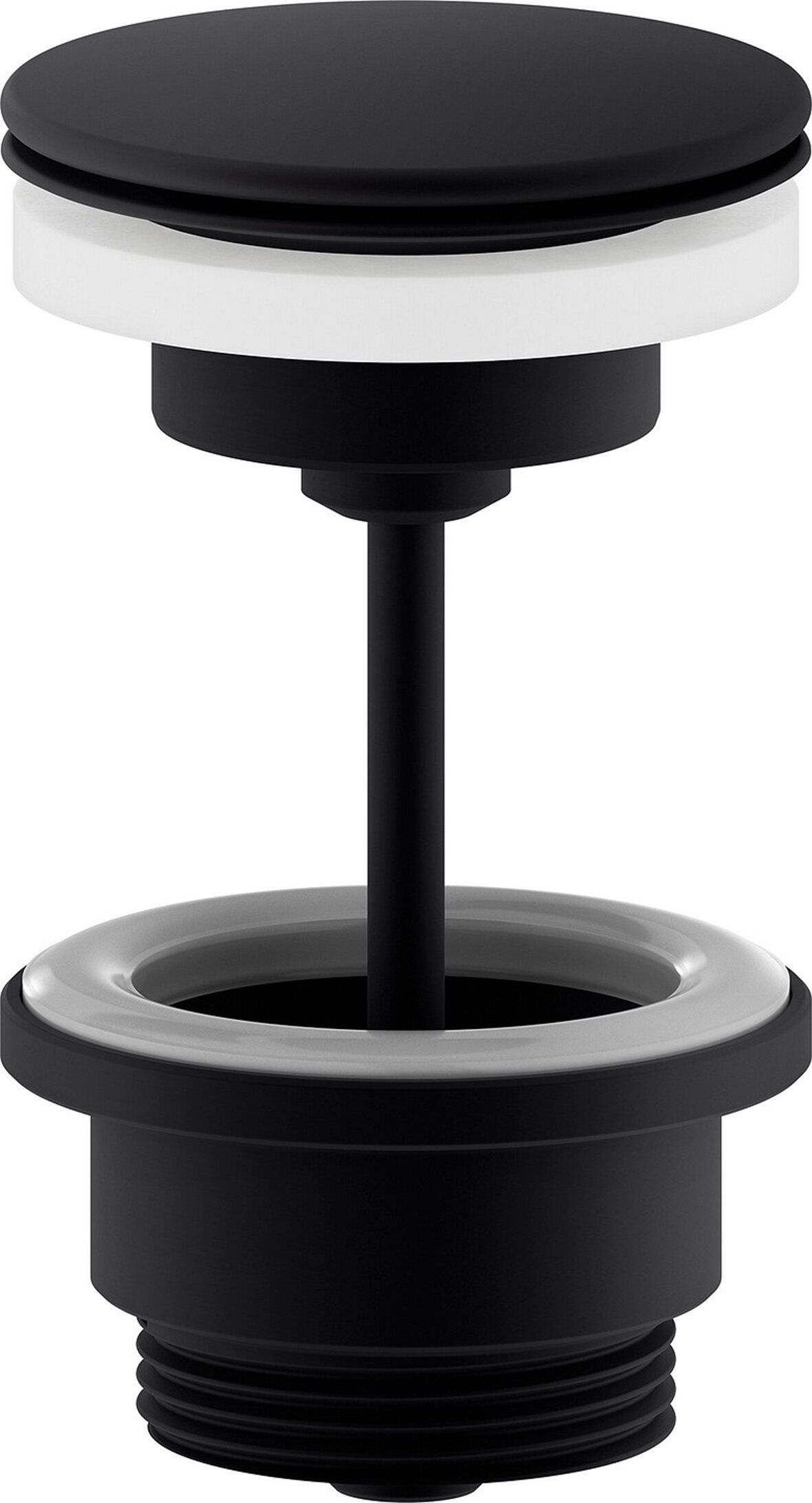 Damixa sulkeutumaton pohjaventtiili mattamusta