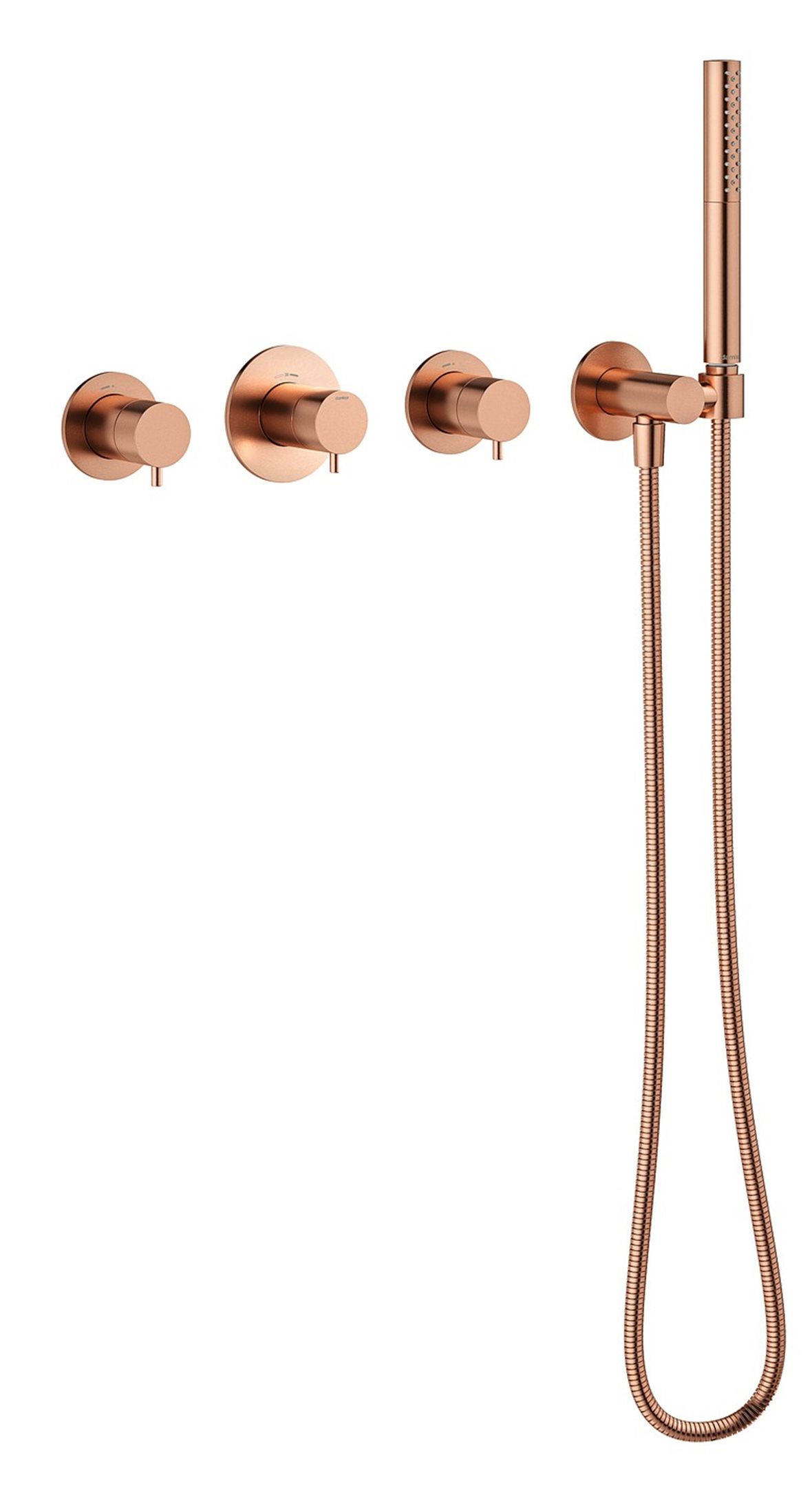 Damixa Iris BS1 piiloasennettava ammehana PVD harjattu kupari