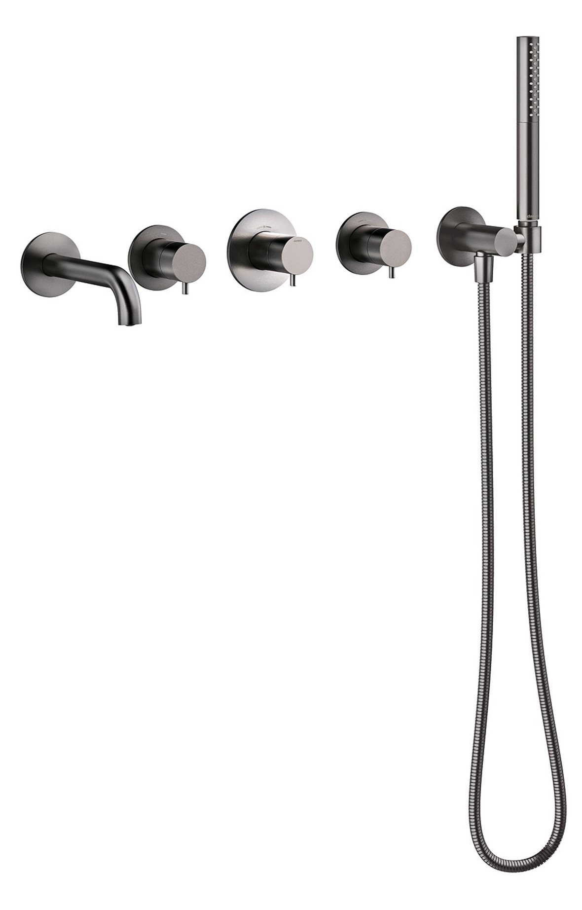 Damixa Iris BS 2 piiloasennettava ammehana PVD graphite grey