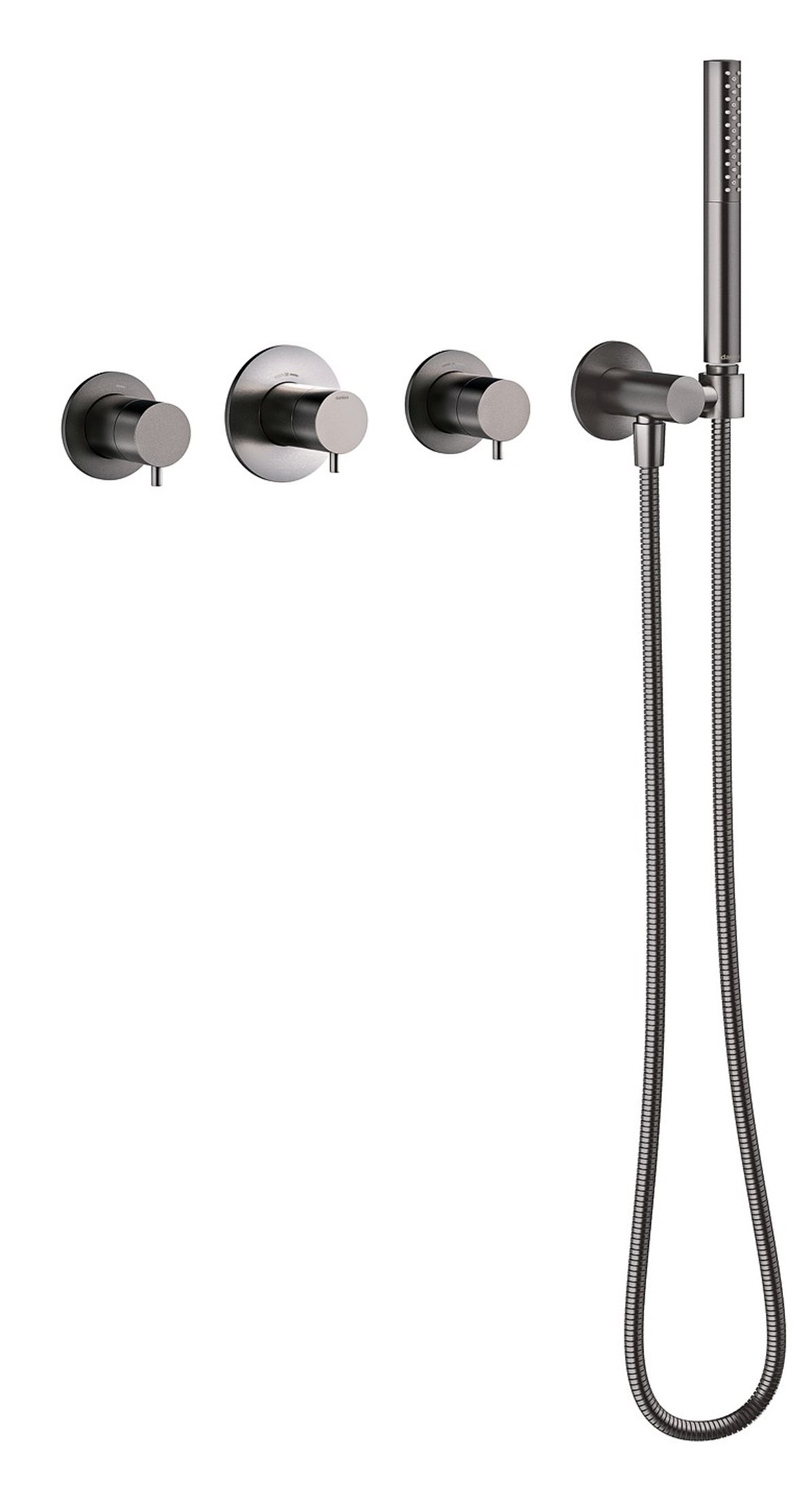 Damixa Iris BS 1 piiloasennettava ammehana PVD graphite grey