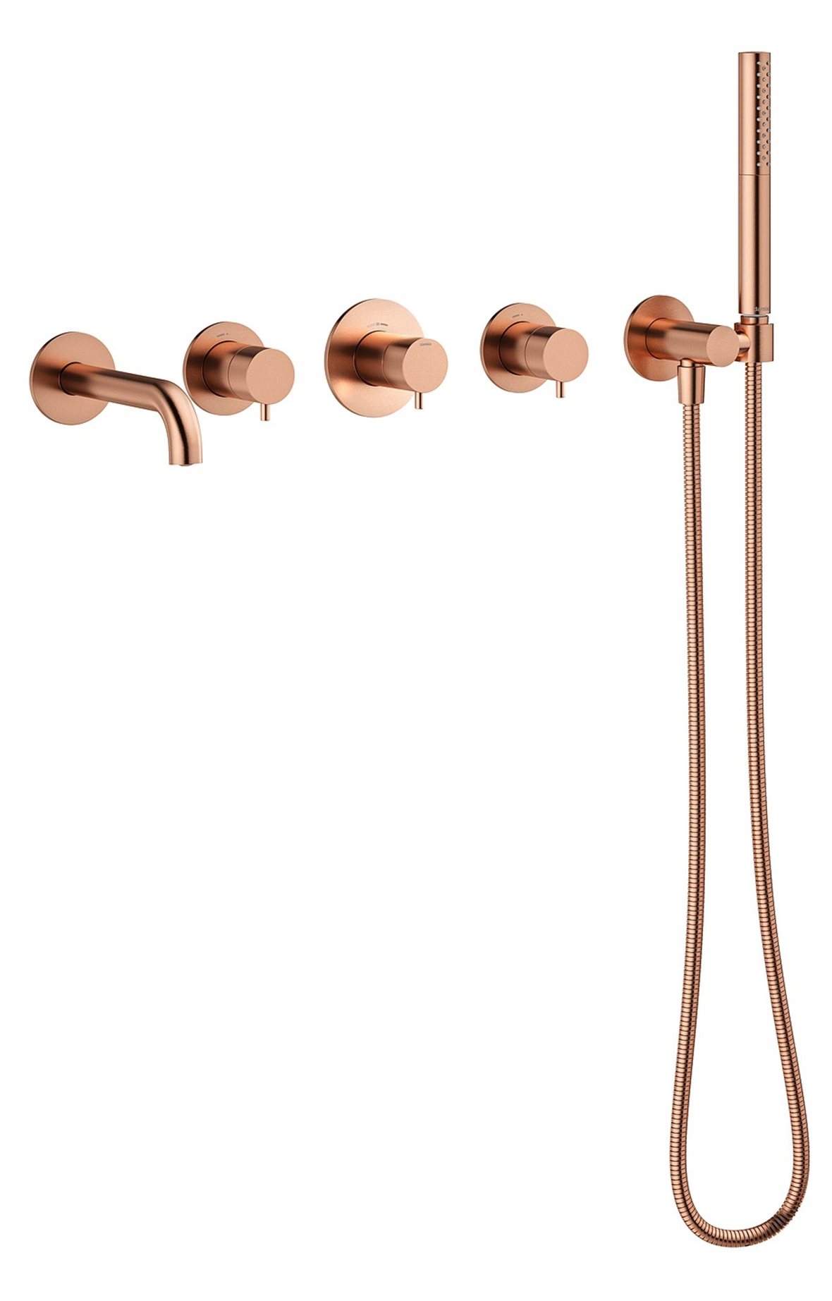 Damixa Iris BS 2 piiloasennettava ammehana PVD harjattu kupari