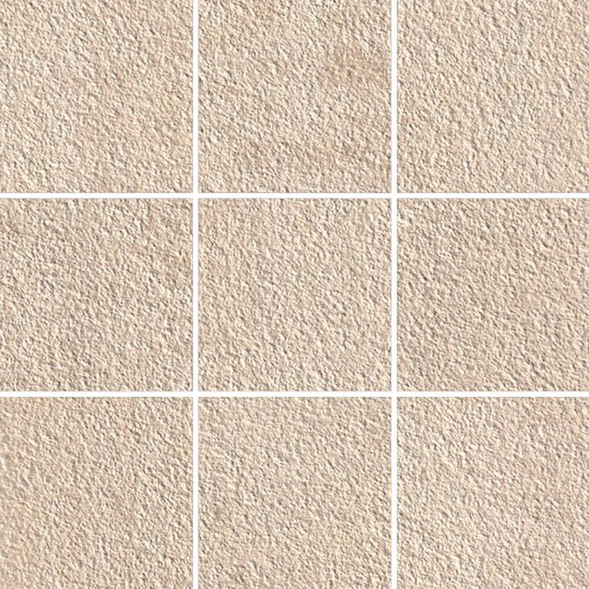 LPC Granity Air lasittamaton porcelanato seinälaatta lattialaatta 9,7X9,7 Cream hakattu matta vaalea beige kivi