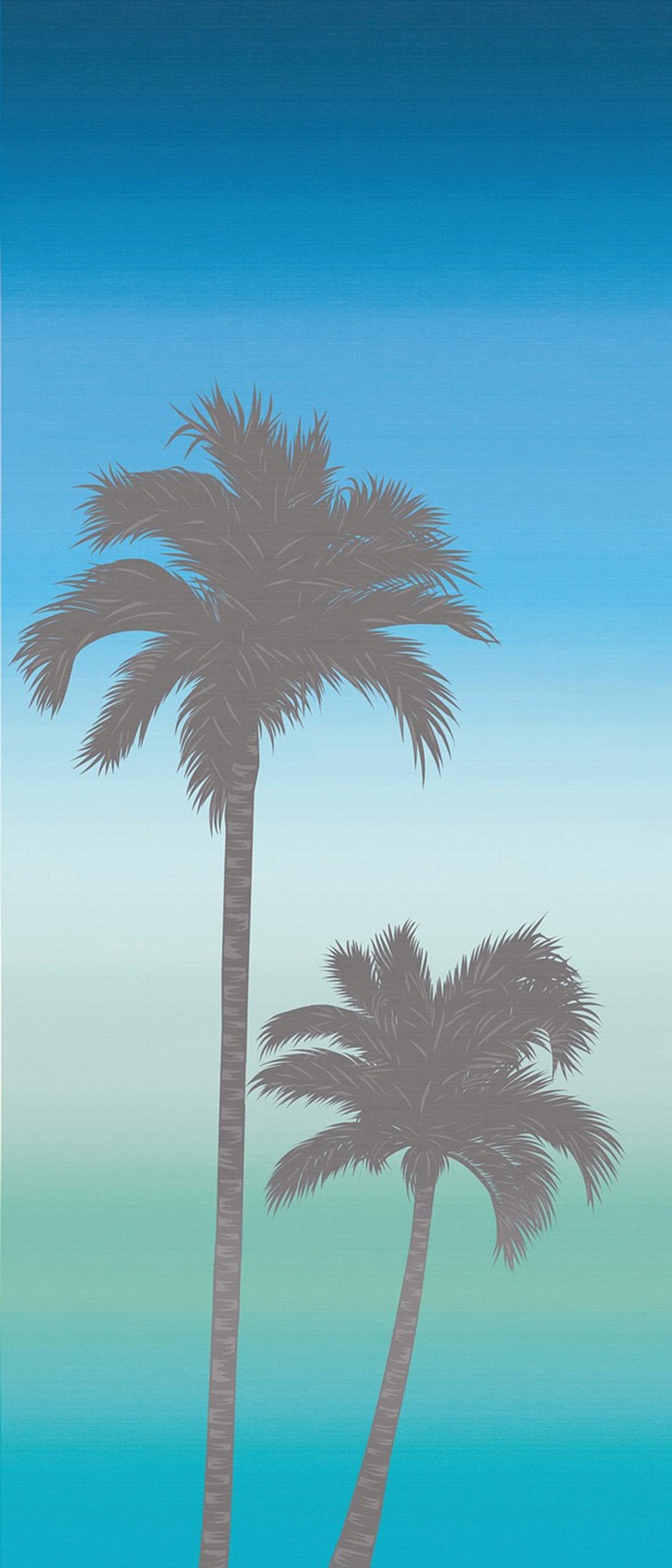 LPC Showall lasitettu kuviolaatta 120X280 Palme Blu/Verde SX tasapintainen matta keskitumma moniväri