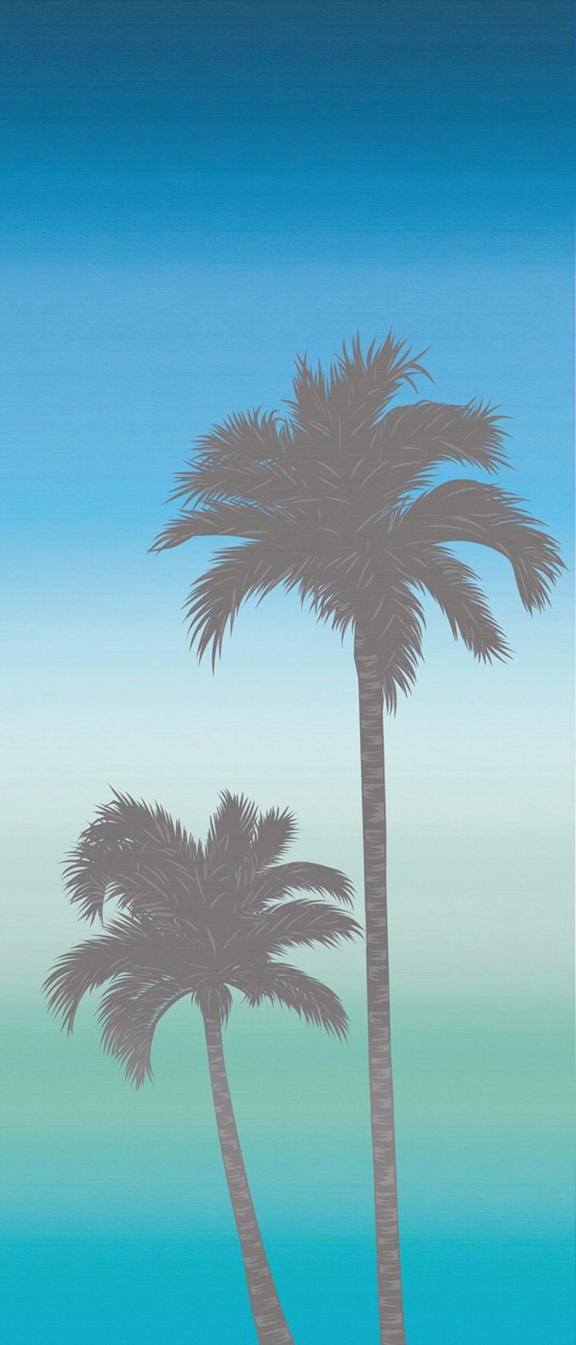 LPC Showall lasitettu kuviolaatta 120X280 Palme Blu/Verde DX tasapintainen matta keskitumma moniväri