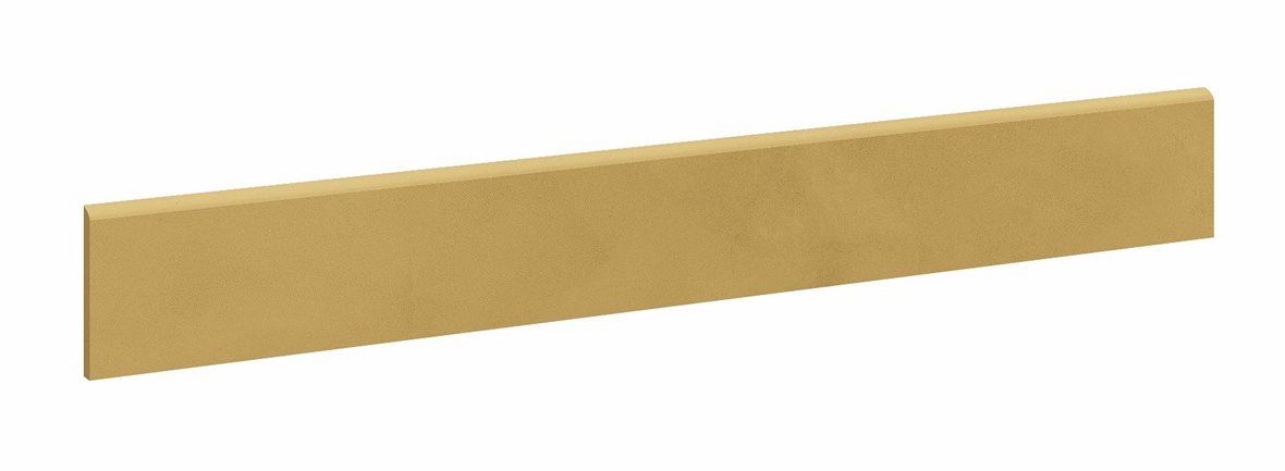 LPC Milan lasittamaton jalkalista 7,2X60 09 ocra tasapintainen silotettu matta keskitumma keltainen betoni