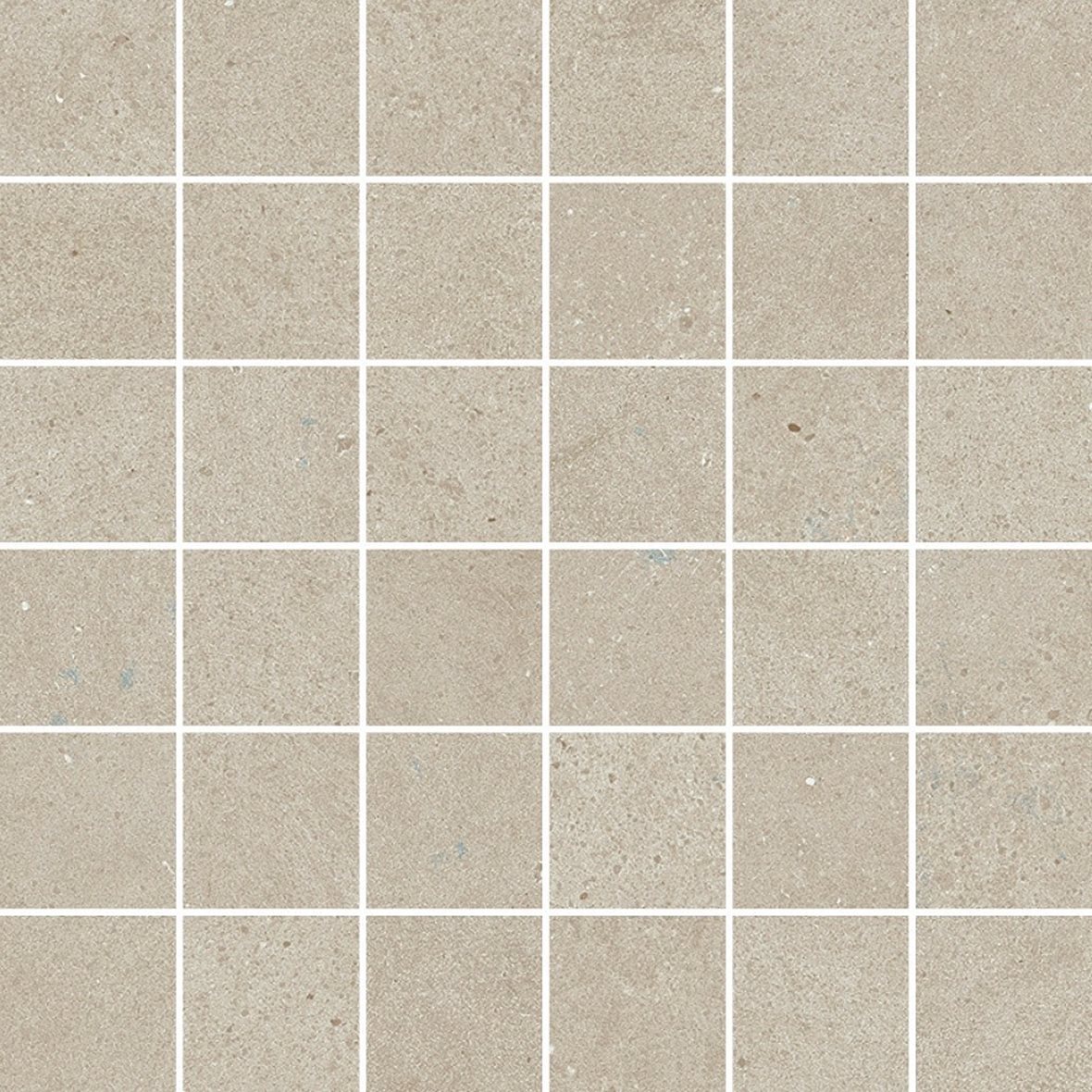 LPC Viva Mosaico lasittamaton porcelanato mosaiikki seinälaatta lattialaatta 5X5 06 pellava tasapintainen matta keskitumma beige betoni
