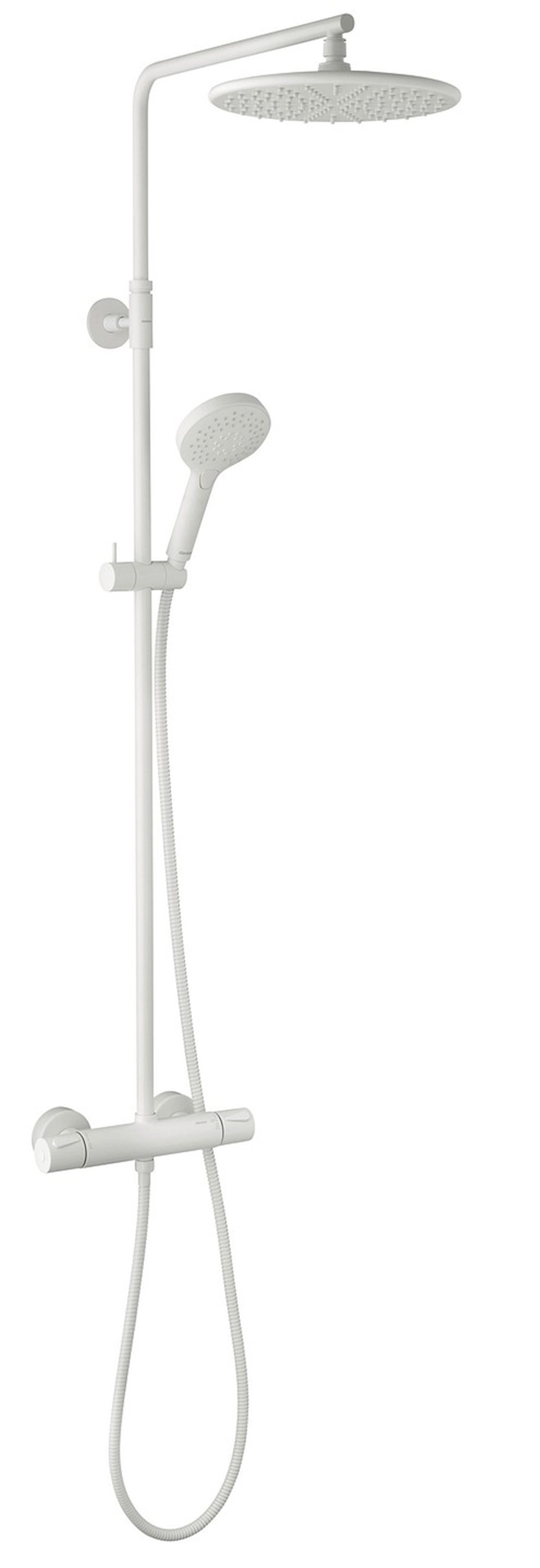 Damixa Silhouet sadesuihkusetti mattavalkoinen