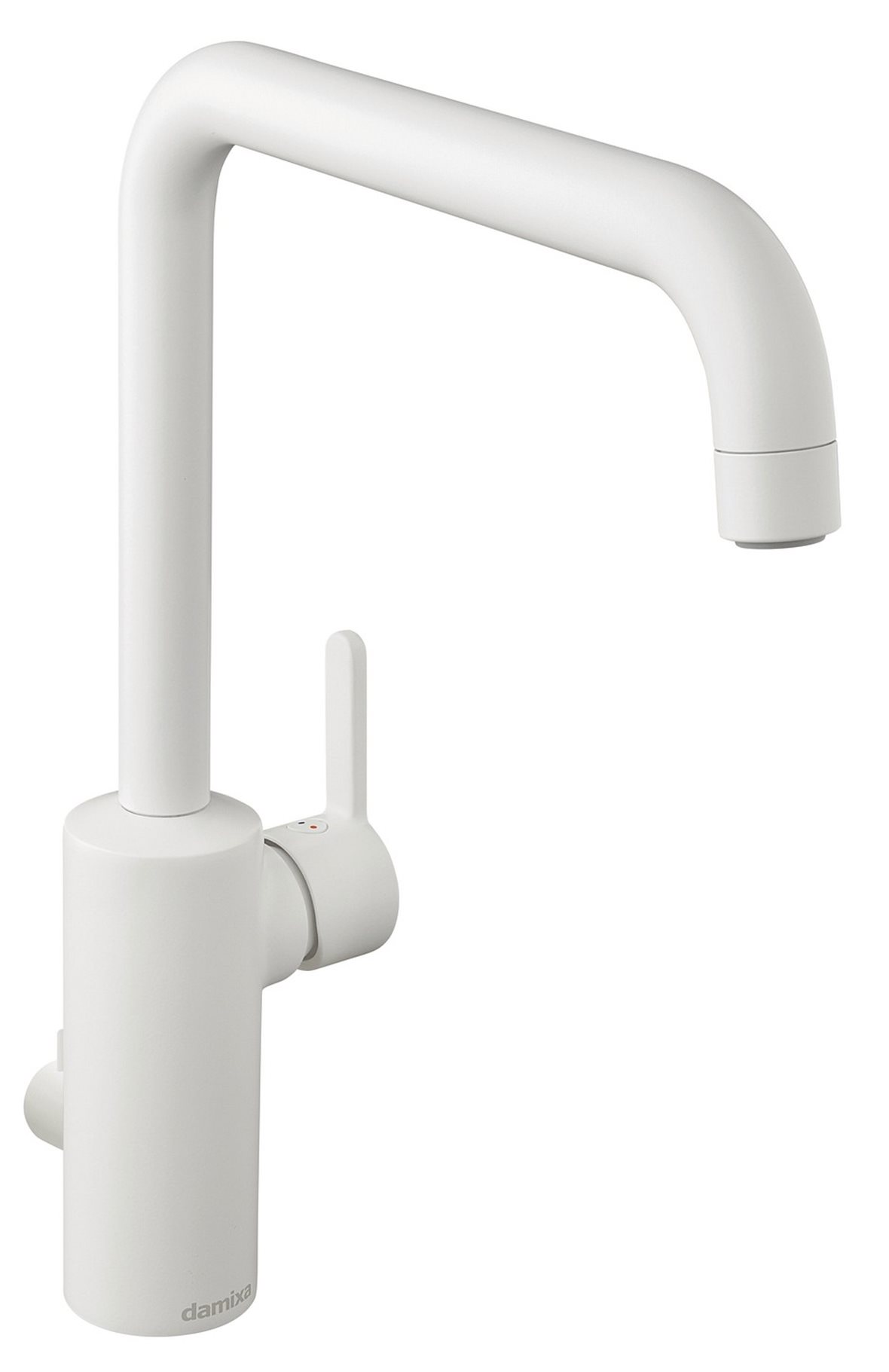 Damixa Silhouet keittiöhana pesukoneventtiili mattavalkoinen