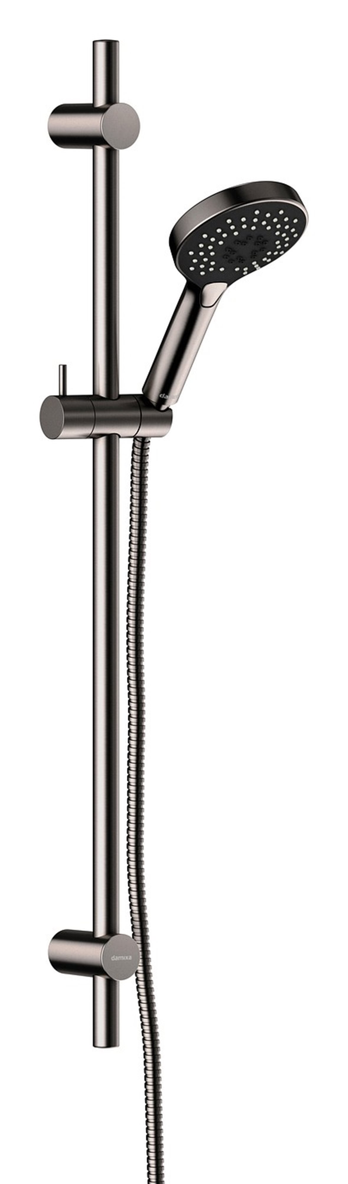 Damixa Silhouet suihkusetti harjattu PVD grafiitinharmaa 9 l/min