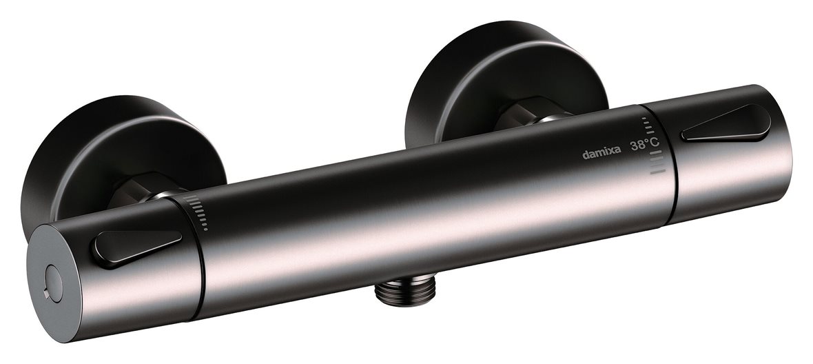 Damixa Silhouet termostaattihana harjattu grafiitinharmaa