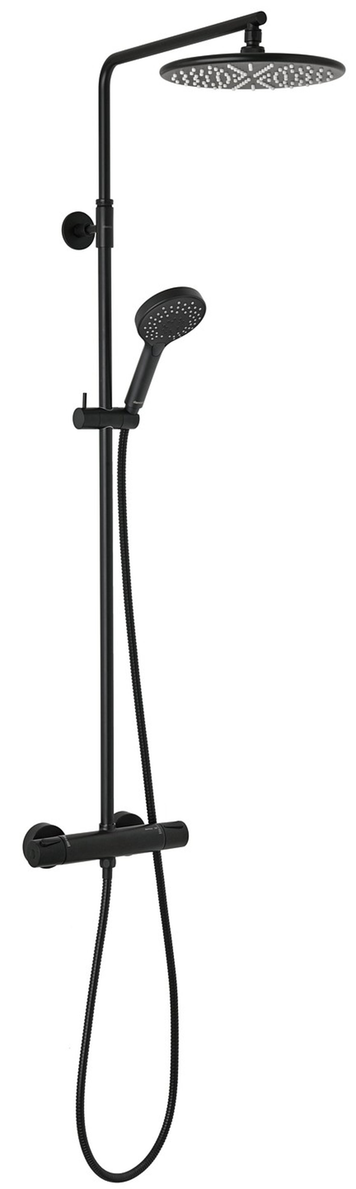 Damixa Silhouet sadesuihkusetti mattamusta