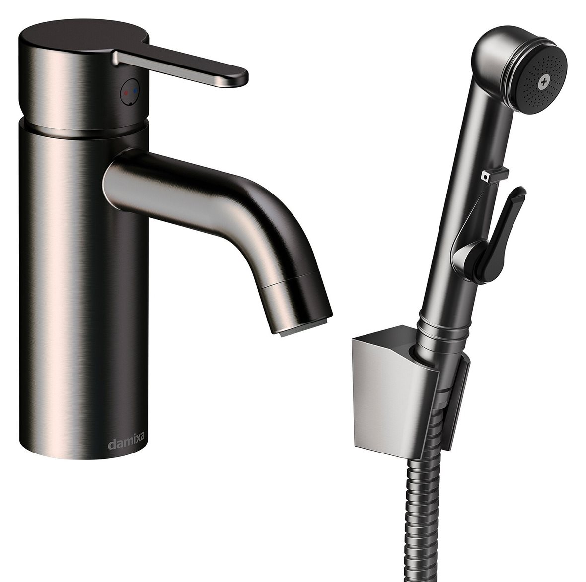 Damixa Silhouet pesuallashana bideellä harjattu grafiitinharmaa