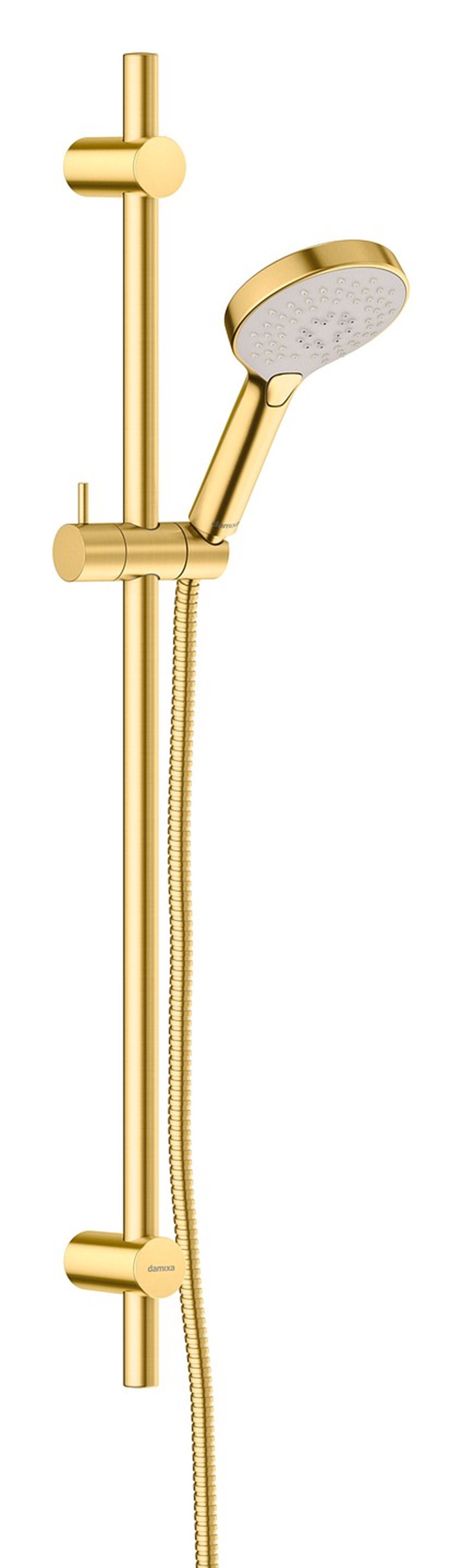 Damixa Silhouet suihkusetti harjattu PVD messinki 9 l/min