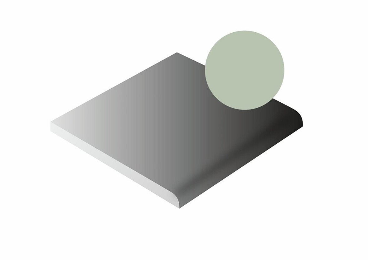 LPC Plain Colours lasittamaton porcelanato seinälaatta lattialaatta 10X10 Pistachio tasapintainen matta pyöristetty reuna vaalea vihreä yksivärinen