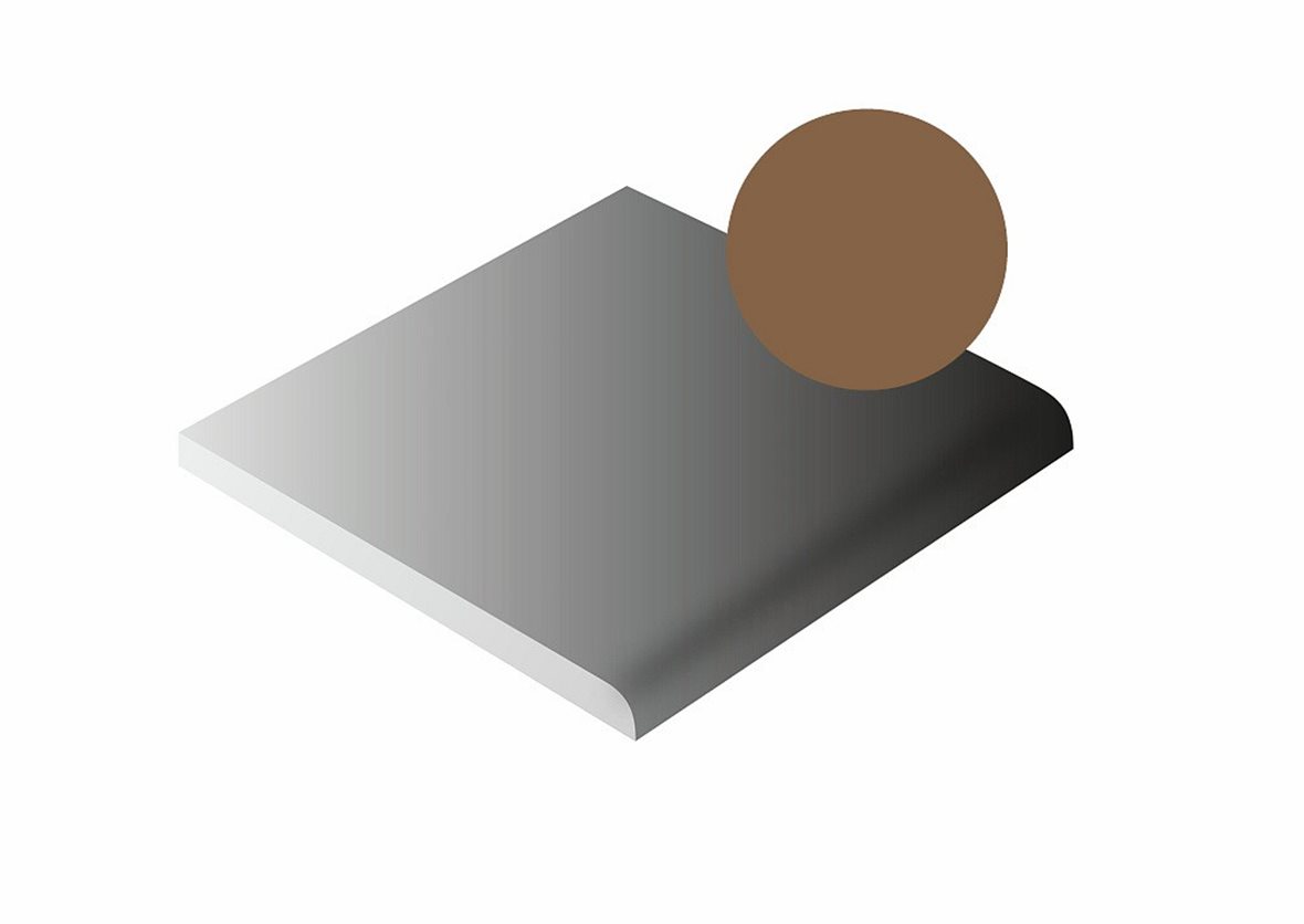 LPC Plain Colours lasittamaton porcelanato seinälaatta lattialaatta 10X10 Red tasapintainen matta pyöristetty reuna tumma punainen yksivärinen