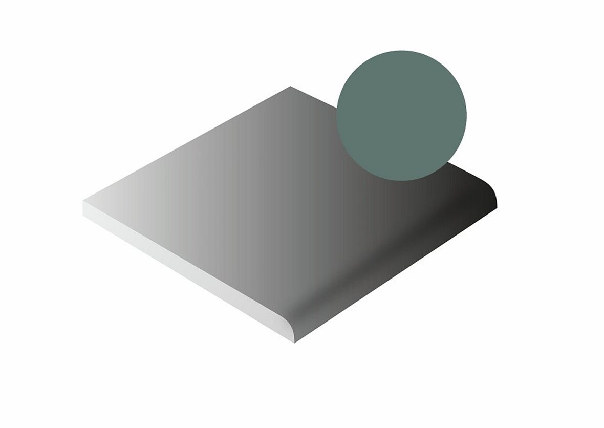 LPC Plain Colours lasittamaton porcelanato seinälaatta lattialaatta 10X10 Dark Green tasapintainen matta pyöristetty reuna tumma vihreä yksivärinen