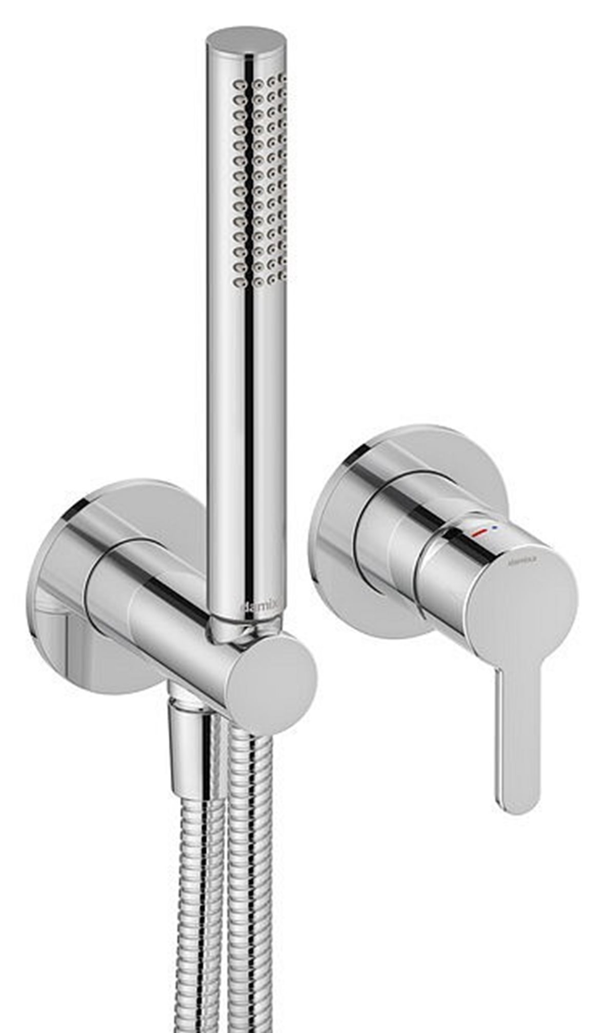 Damixa Silhouet piiloasennettava suihkusetti vipuhanalla erillisbideekäyttöön kromi