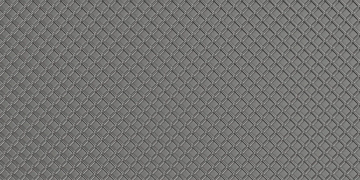 LPC Pools Cell Textures lasitettu porcelanato lattialaatta ulkolaatta 12x25 Aciker Gris kohokuvioinen matta antibakteerinen tumma harmaa